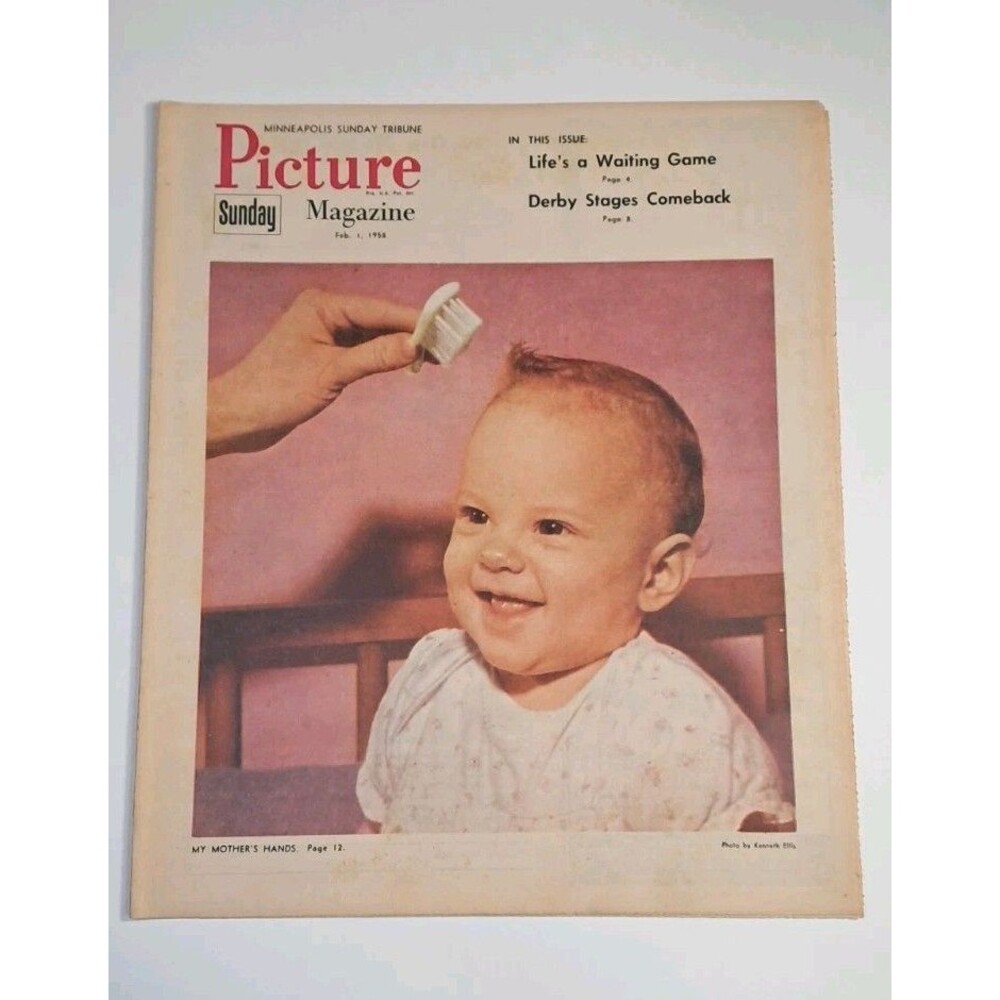 Picture Magazine Minneapolis Sunday Tribune 2/1/58 James Garner Tim McCoy Brando